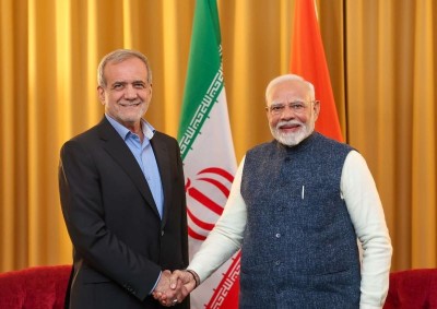 PM Modi meets Iran's President Masoud Pezeshkian in Kazan, reviews bilateral ties