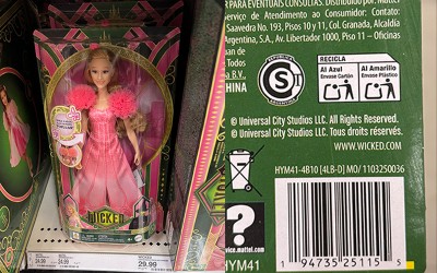 Wicked movie doll manufacturers 'misprint' porn website link on package, Mattel apologises