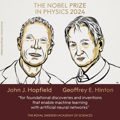 Scientists Geoffrey Hinton, John Hopfield win Nobel Prize in Physics for work in machine learning