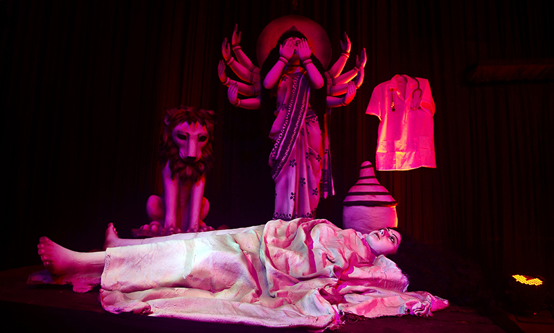 Glimpses from RG Kar-themed Durga Puja pandal in Kolkata