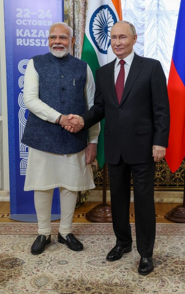 PM Modi holds bilateral talks with Russian President Vladimir Putin at Kazan