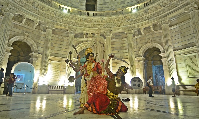 Kolkata's iconic Victoria Memorial celebrates Durga Puja