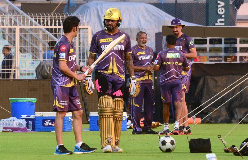 KKR, Punjab Kings intense practice session ahead of IPL clash in Kolkata's Eden Gardens