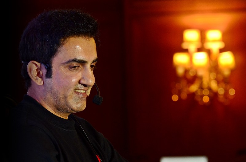 Former Indian cricketer, KKR mentor Gautam Gambhir attends talk show in Kolkata