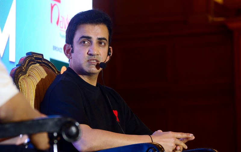 Former Indian cricketer, KKR mentor Gautam Gambhir attends talk show in Kolkata