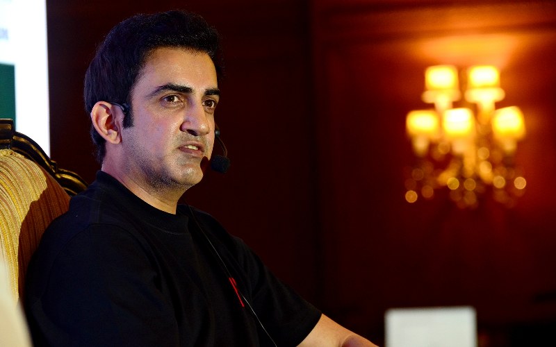 Former Indian cricketer, KKR mentor Gautam Gambhir attends talk show in Kolkata