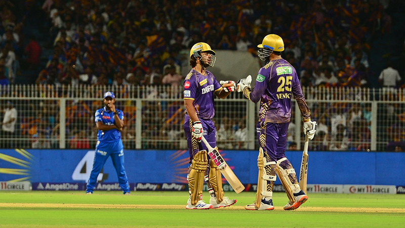 IPL: KKR set 158-run target for MI in rain-hit 16-over game at Eden Gardens