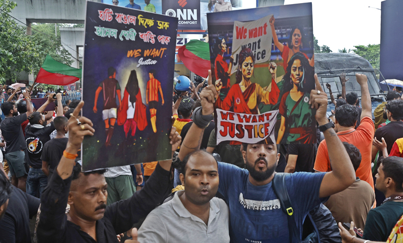 Kolkata witnesses historic protest by united football fans of sworn rivals East Bengal and Mohun Bagan against RG Kar rape-murder