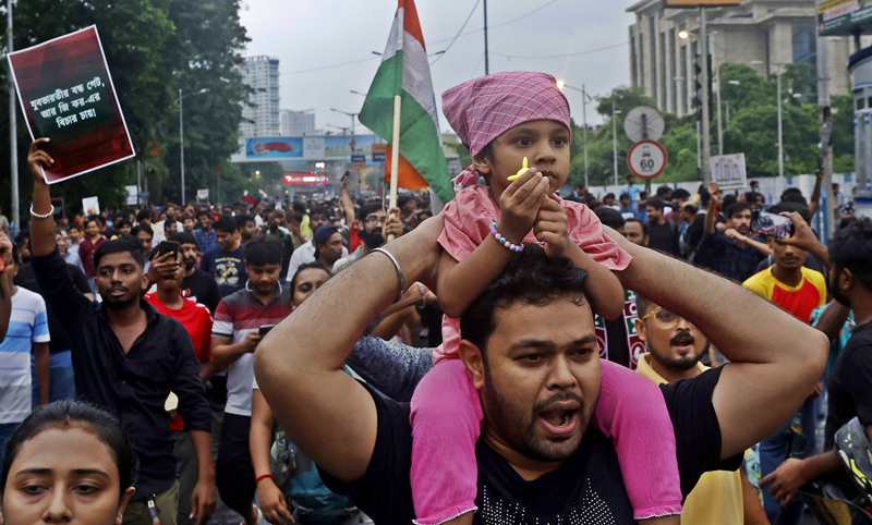 Kolkata witnesses historic protest by united football fans of sworn rivals East Bengal and Mohun Bagan against RG Kar rape-murder