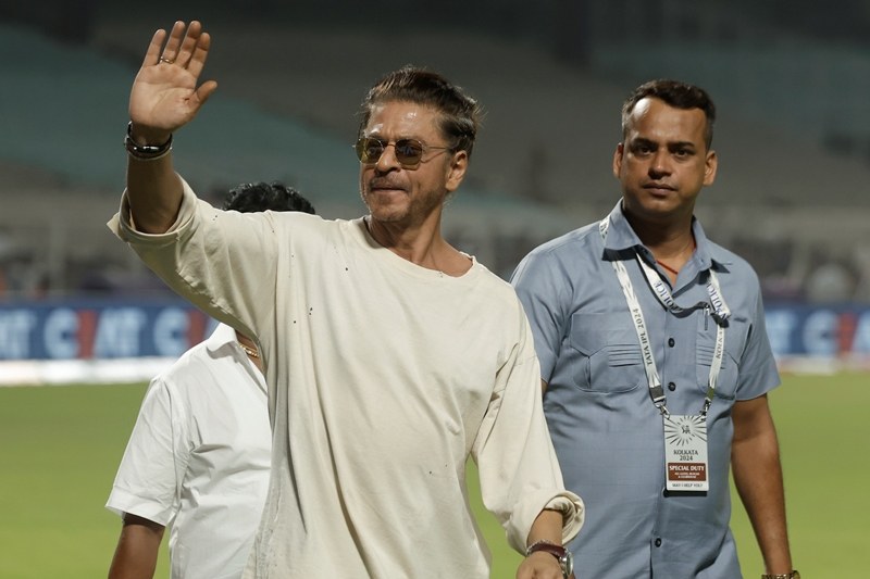 IPL: SRK at Eden Gardens after KKR beat Sunrisers Hyderabad