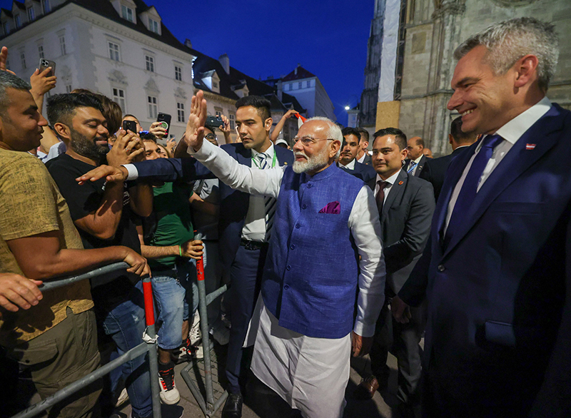 Narendra Modi's maiden Austria visit