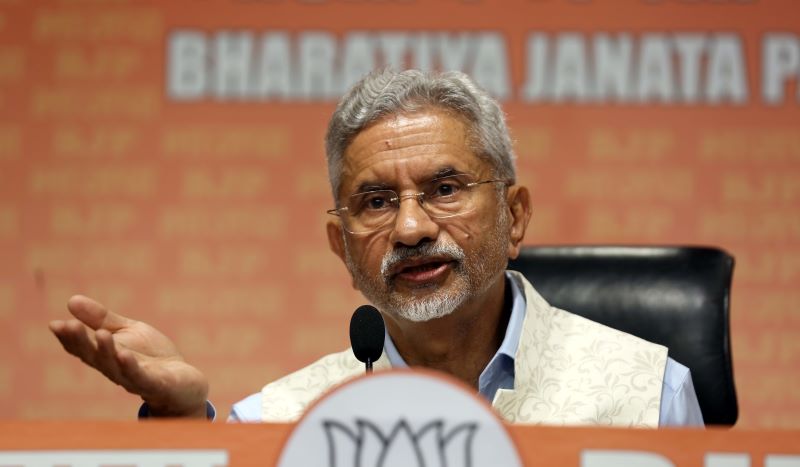 Jaishankar addresses press conference on Katchatheevu issue