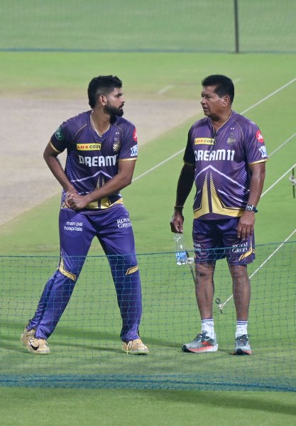 IPL 2024: KKR, SRH intense practice session a day before match in Kolkata's Eden Gardens