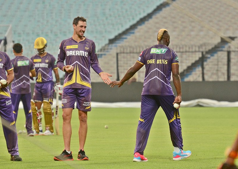 IPL 2024: KKR, SRH intense practice session a day before match in Kolkata's Eden Gardens