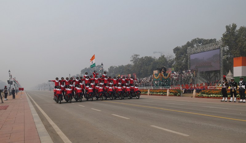 In images 75th Republic Day celebration