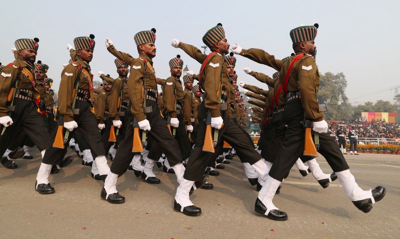 In images 75th Republic Day celebration