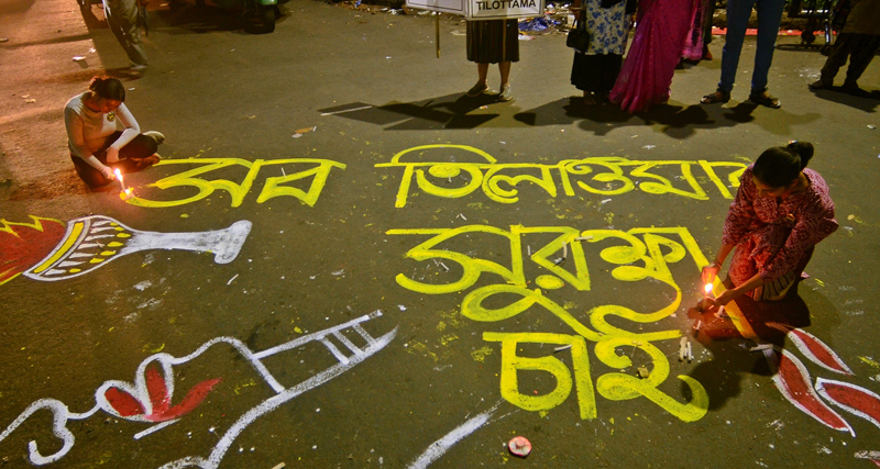 Reclaim the Night 2: Kolkata cries justice in second vigil for RG Kar victim