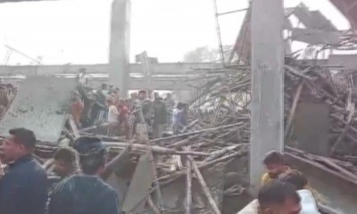 Uttar Pradesh: Under-construction roof slab collapses in Kannauj railway station, several feared trapped under debris