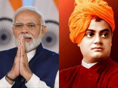 PM Modi pays tribute to Swami Vivekananda, says he is an eternal inspiration for youths