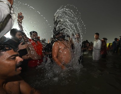 Maha Kumbh in Prayagraj: Ten million devotees brave winter chills to take holy dip in Sangam for first 'Amrit Snan'