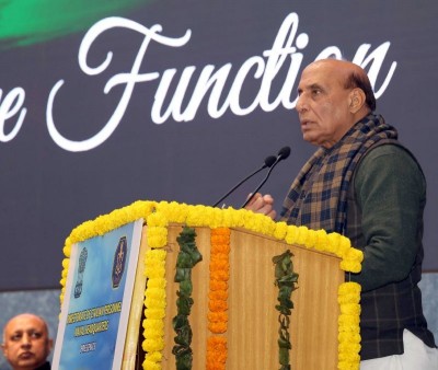 Defence Minister Rajnath Singh underlines need to strengthen India's offensive, defensive responses in view of turmoil witnessed in rules-based international order