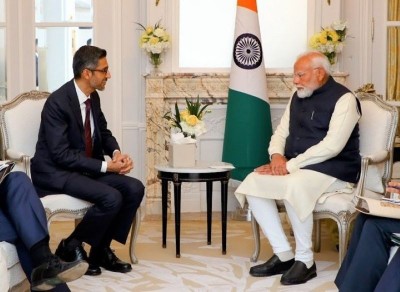 Google CEO Sundar Pichai meets PM Modi in France, discusses 'incredible opportunities' AI will bring to India 