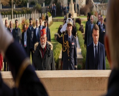 PM Narendra Modi visits Mazargues War Cemetery in Marseille, pays tribute to Indian soldiers