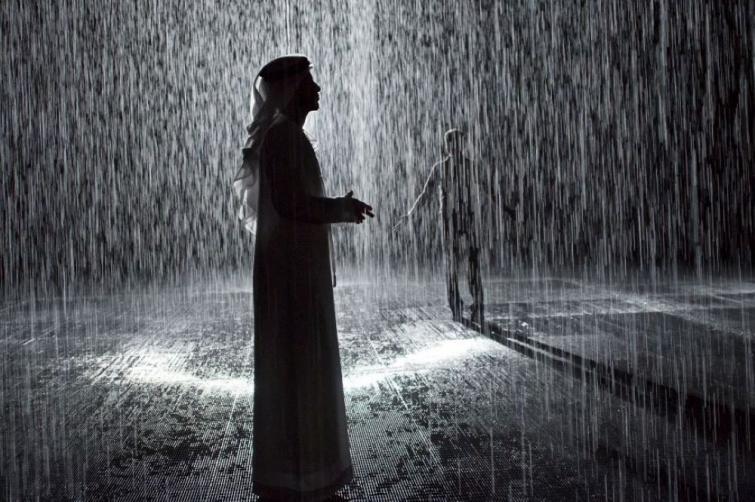 Non Stop Rain Room At Sharjah Art Foundation Indiablooms
