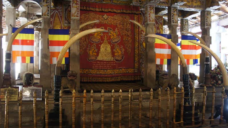 The Temple of the Sacred Tooth enshrines Sri Lanka’s most important relic of Lord Buddha