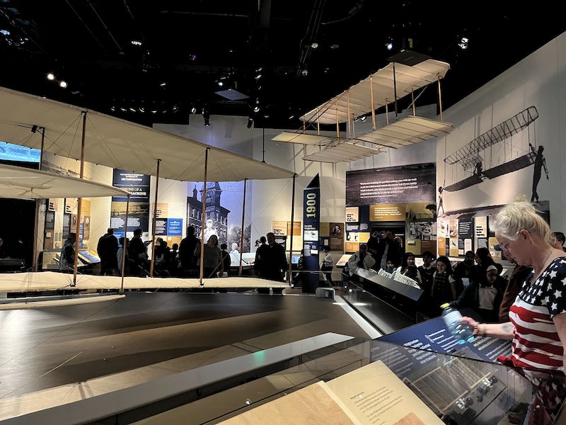 The Wright Brothers & The Invention of the Aerial Age gallery tells the story of how the world ushered into the aviation age by the two brothers. 