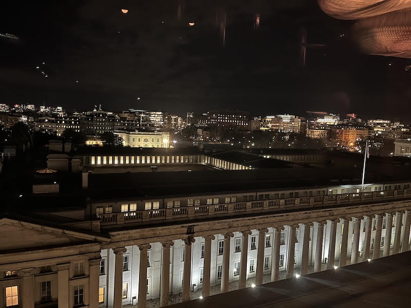 VUE Rooftop offers views of White House. Photo by Sujoy Dhar.