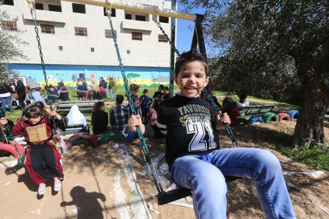 UN and partner agency inaugurate first child-friendly spaces in West Bank refugee camp