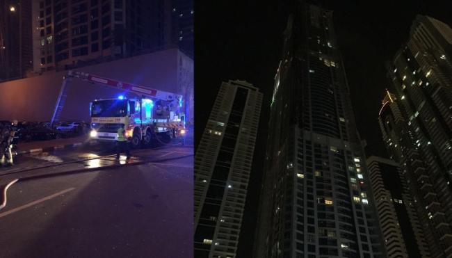 Fire rips through Dubai skyscraper, no injuries reported