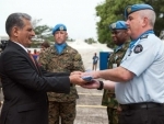 Liberia: UN mission farewell ceremony honours last departing police and military personnel