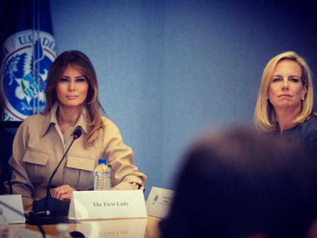 Melania Trump expresses concern over new US child migrants policy