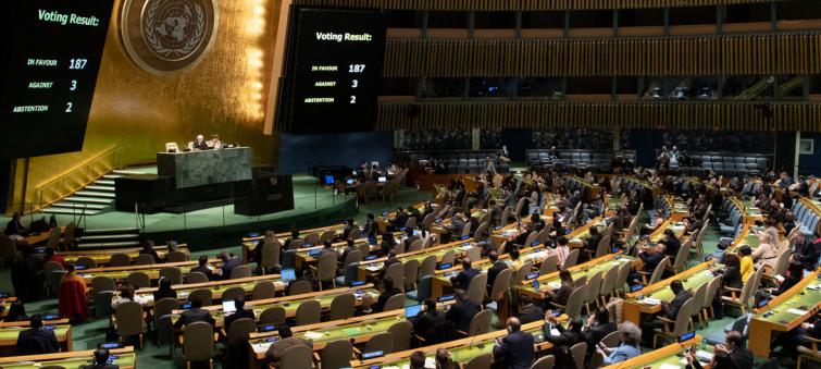 UN Member States overwhelmingly support end of US embargo against Cuba