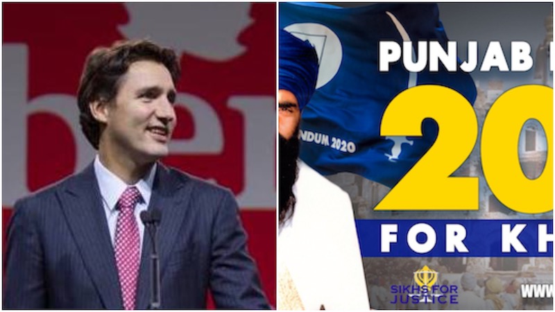 Justin Trudeau govt in Canada snubs SFJ's 'Punjab 2020 Referendum'