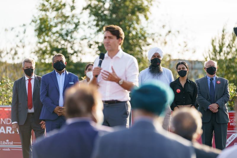 Prime Minister Justin Trudeau campaigning ahead of the upcoming polls. Photo: facebook.com/JustinPJTrudeau