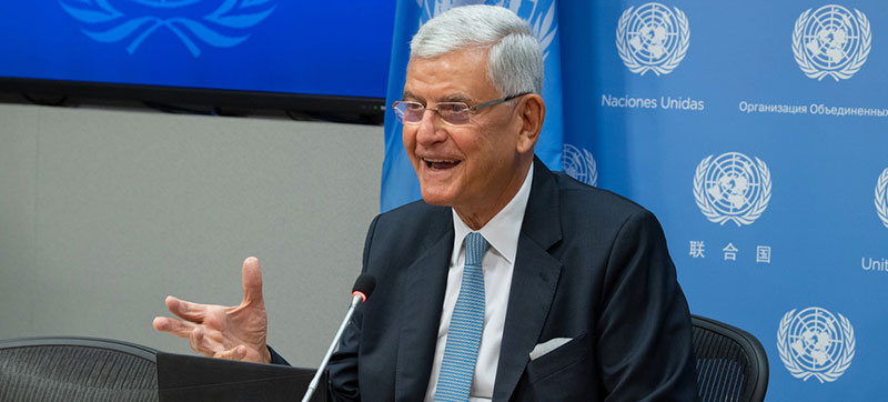 World remains ‘far behind’ solving biggest global challenges: Bozkir