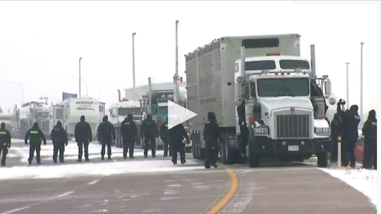 Canada truckers' protest: Alberta Premier calls on protesters to end blockade after collision