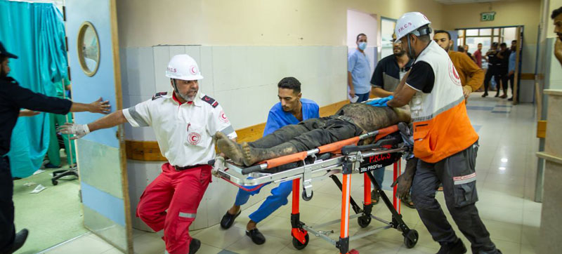 Israel-Hamas crisis: Babies dying in hospital amid scenes of devastation in Gaza, claim UN humanitarians
