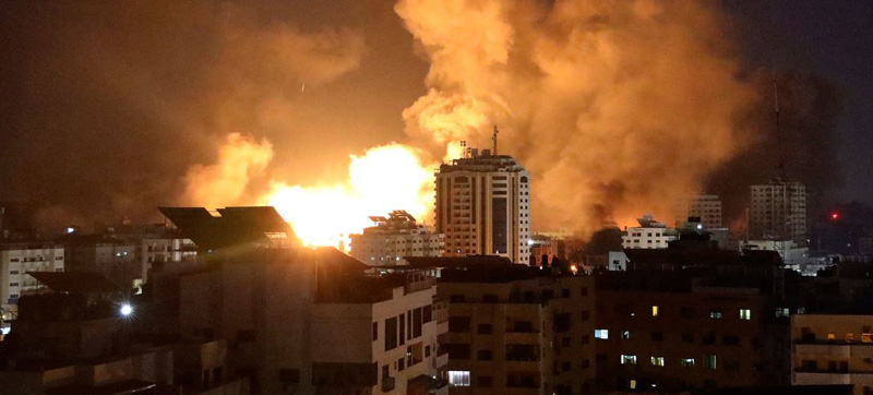 Israel launches 'most intense' airstrikes across northern Gaza, internet services snapped