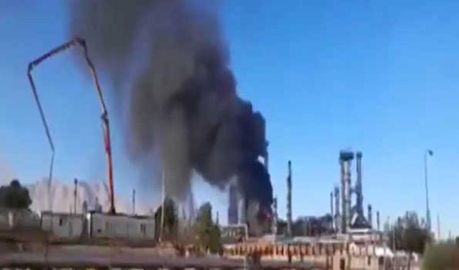 Fire breaks out at oil refinery in Iranian city of Isfahan