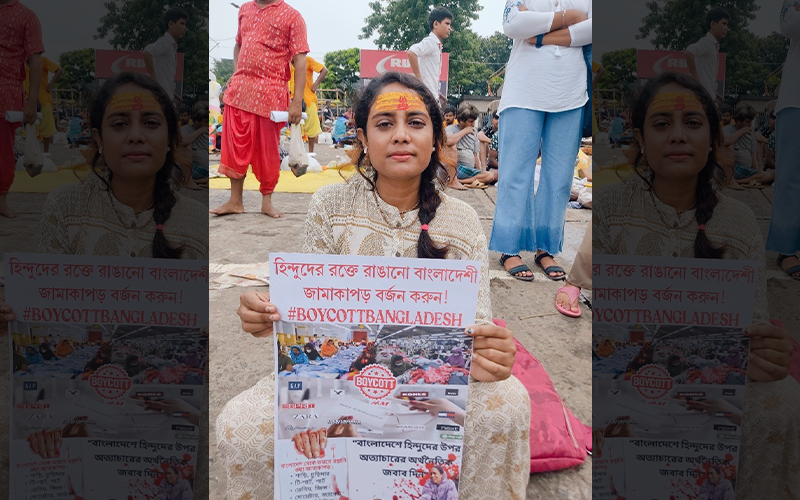 Bangladesh: Hindu minority members demonstrate against repression of community, demand govt action