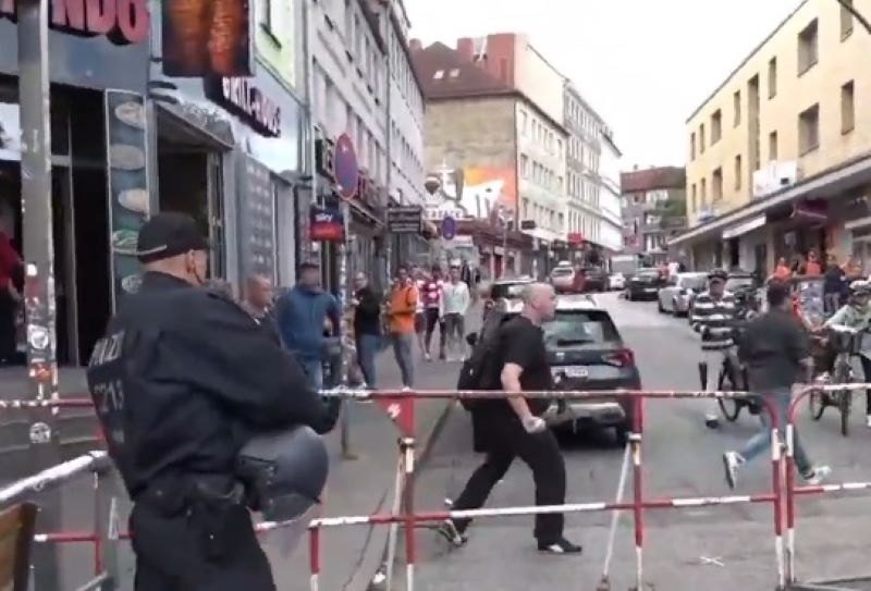 Axe-wielding man shot by police in Hamburg ahead of Euro 2024 football match