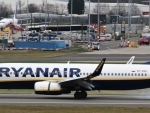 Ryanair flight en route to Manchester makes emergency landing at London airport after passenger dies midair