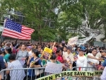 Demonstration held outside UN HQ in New York over targeting of Hindu, other minority members in Bangladesh