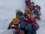 Video of traffic jam on Mount Everest is now viral amid possible death of two climbers