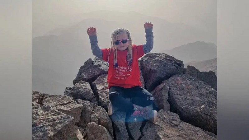 UK: Six-year-old climbs highest mountain in North Africa