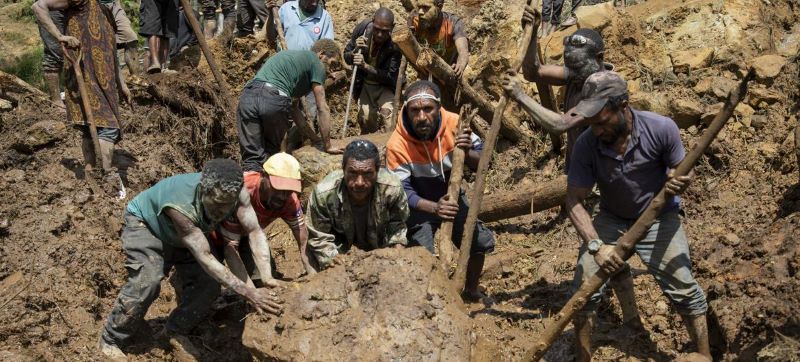 UN supports Papua New Guinea after deadly landslide which probably left 2,000 dead